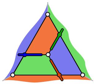 d=3 三角颜色码 n=7